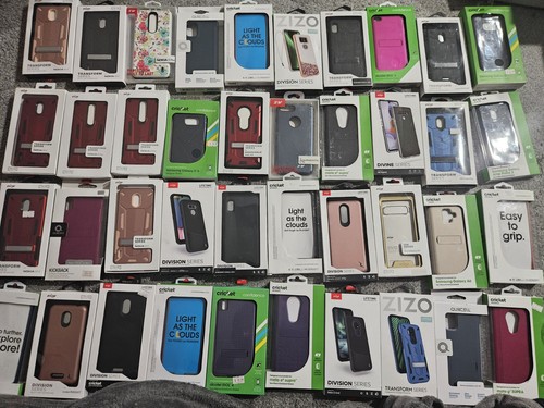 Lot new phone - new, cases