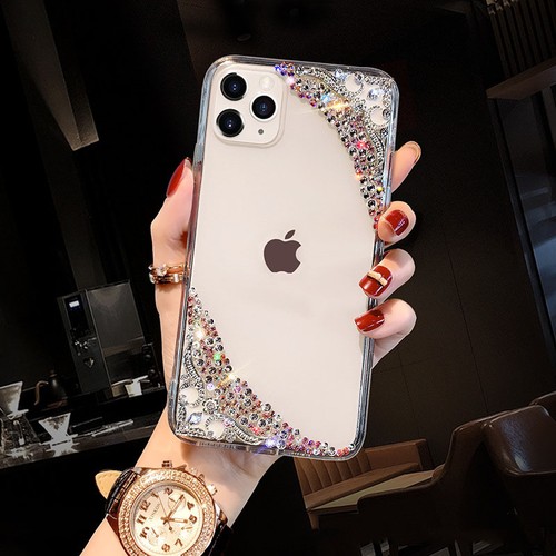 Translucent rhinestone phone - translucent,