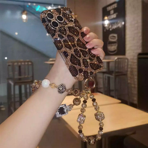 Bling gems cheetah print girly - bling,