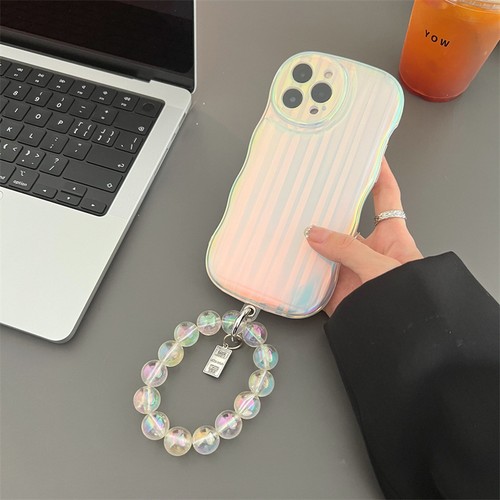 Laser wave silicone phone case - silicone,