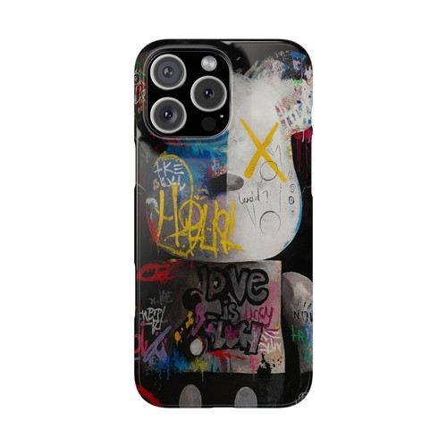 Graffiti bear banksy phone - banksy,