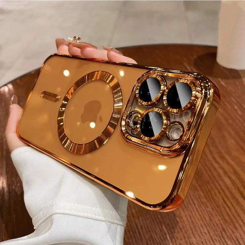 Luxury magnetic clear case - luxury, for